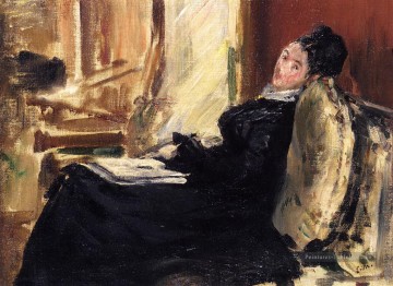  femme - Jeune femme avec un livre Édouard Manet